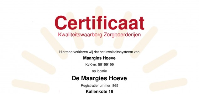 Certificaat 2019