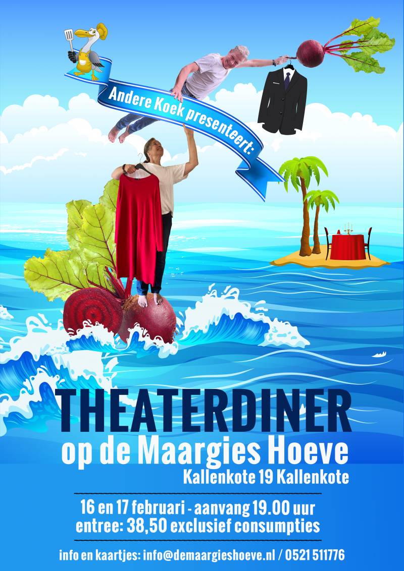 Poster theaterdiner februari 2024