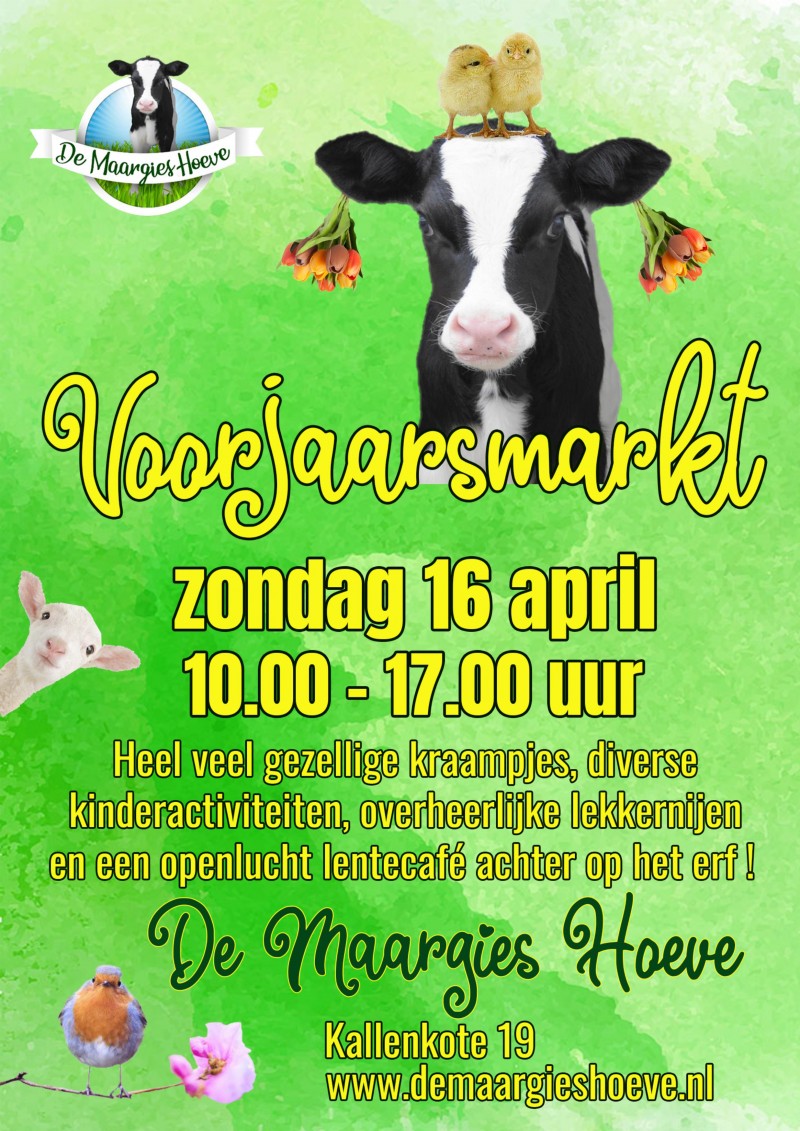 Poster voorjaarsmarkt